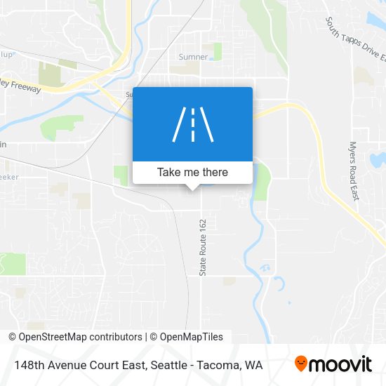 148th Avenue Court East map