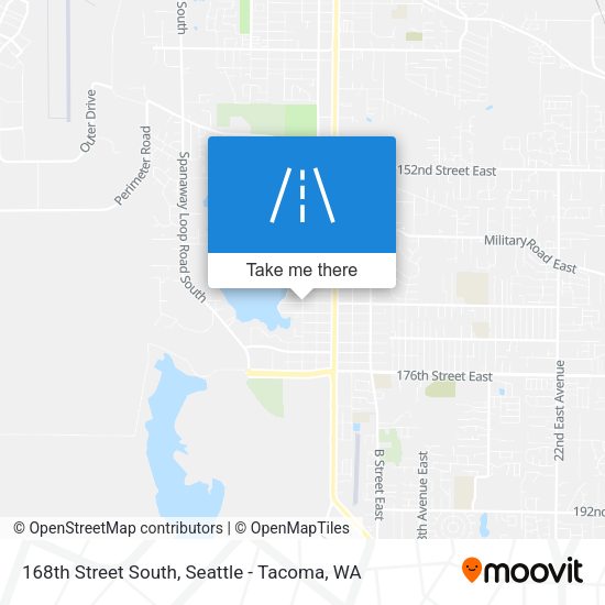 168th Street South map