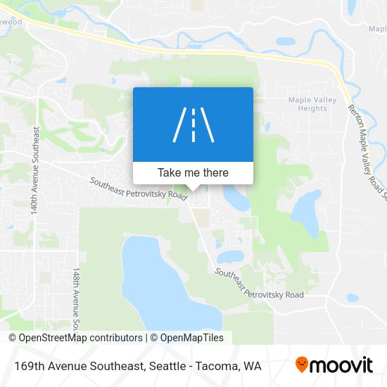 Mapa de 169th Avenue Southeast