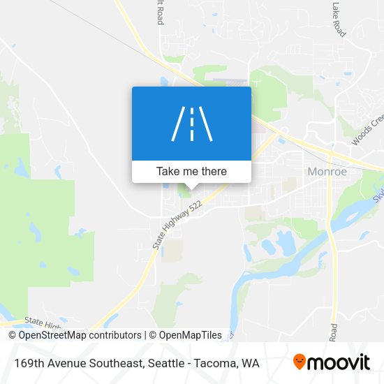 Mapa de 169th Avenue Southeast