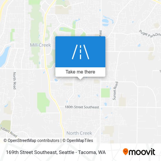 Mapa de 169th Street Southeast