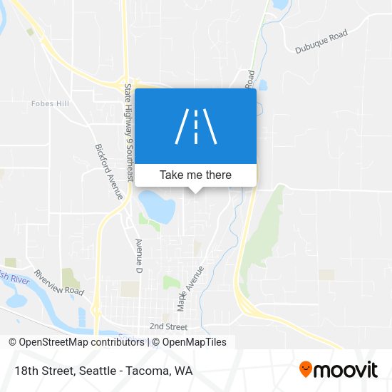 18th Street map