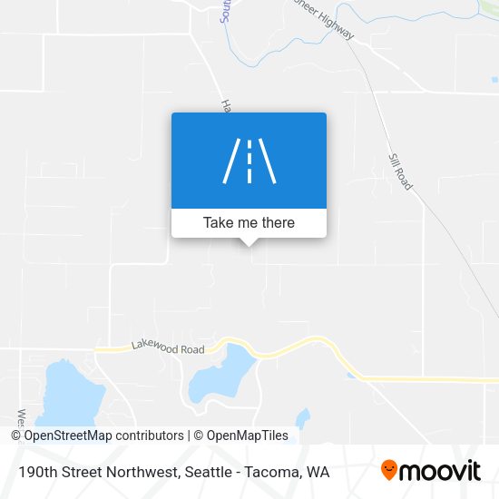 Mapa de 190th Street Northwest