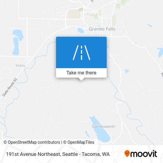 Mapa de 191st Avenue Northeast