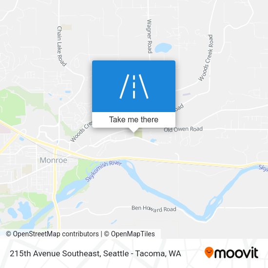 Mapa de 215th Avenue Southeast