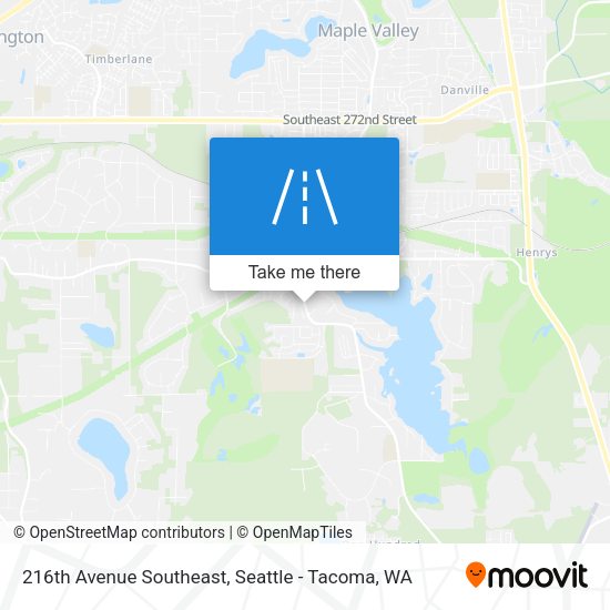 216th Avenue Southeast map