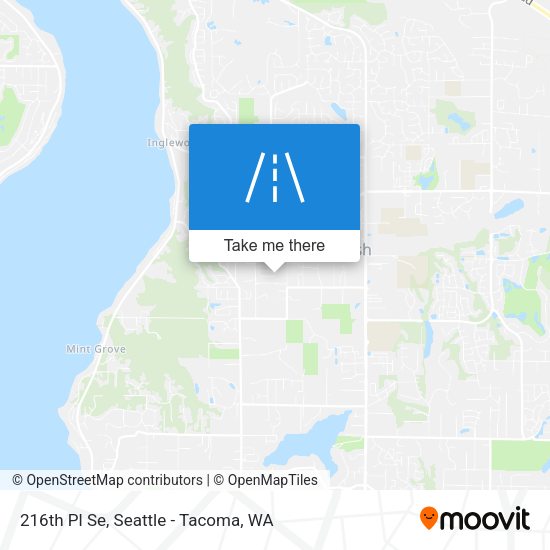 216th Pl Se map