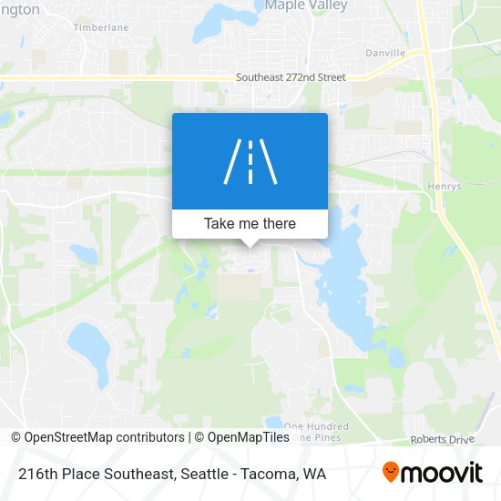 216th Place Southeast map
