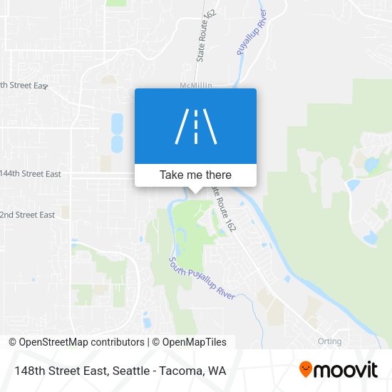 148th Street East map