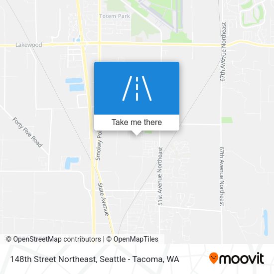 Mapa de 148th Street Northeast