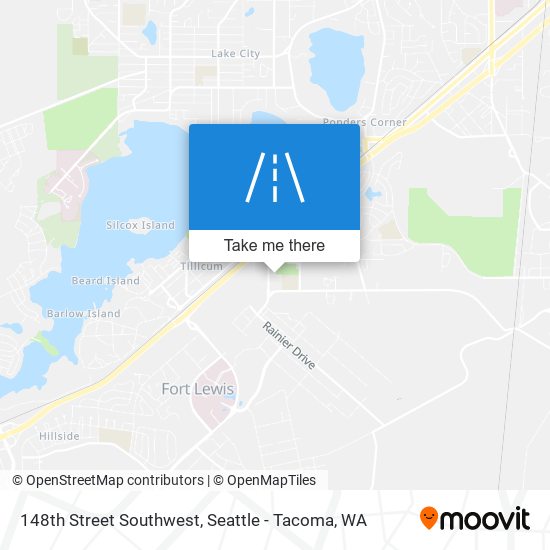 148th Street Southwest map