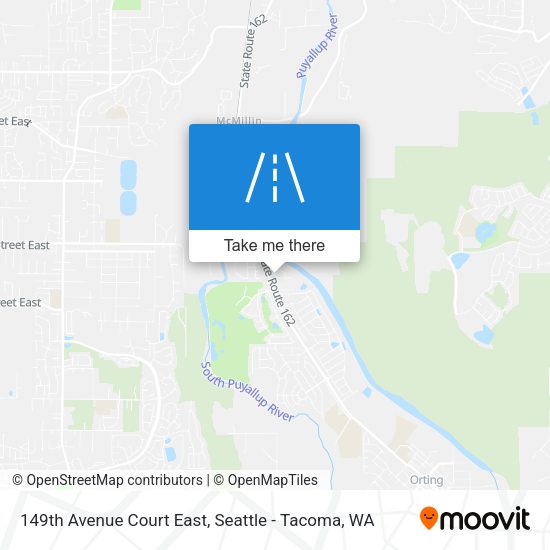 Mapa de 149th Avenue Court East