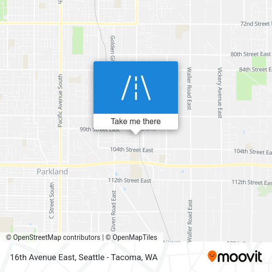 Mapa de 16th Avenue East