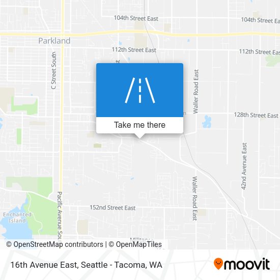 16th Avenue East map
