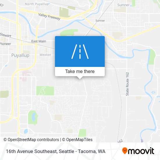 16th Avenue Southeast map