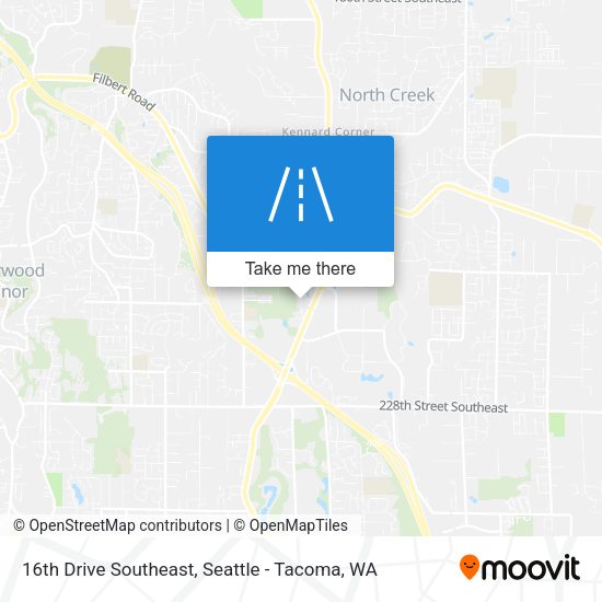 Mapa de 16th Drive Southeast