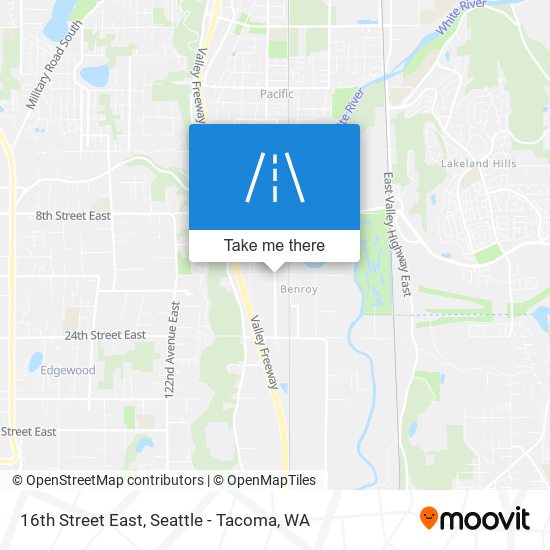 16th Street East map