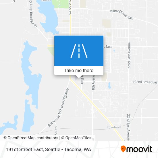 Mapa de 191st Street East