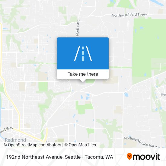 192nd Northeast Avenue map