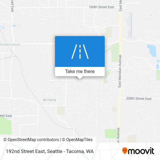 192nd Street East map
