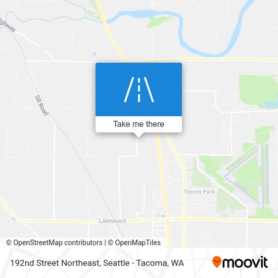 192nd Street Northeast map