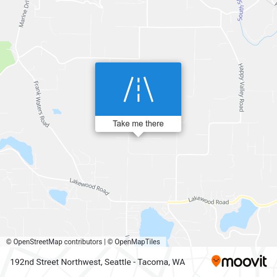 Mapa de 192nd Street Northwest