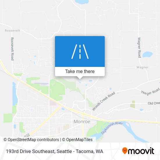 193rd Drive Southeast map