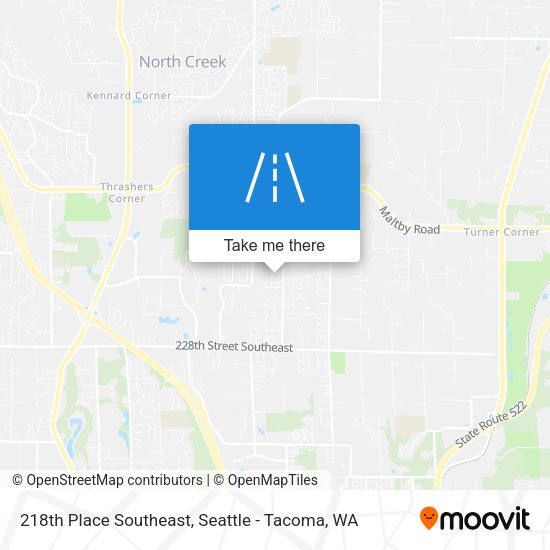 Mapa de 218th Place Southeast