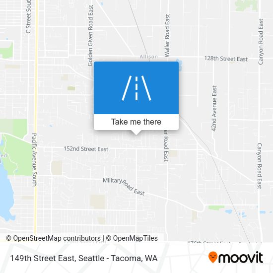 149th Street East map