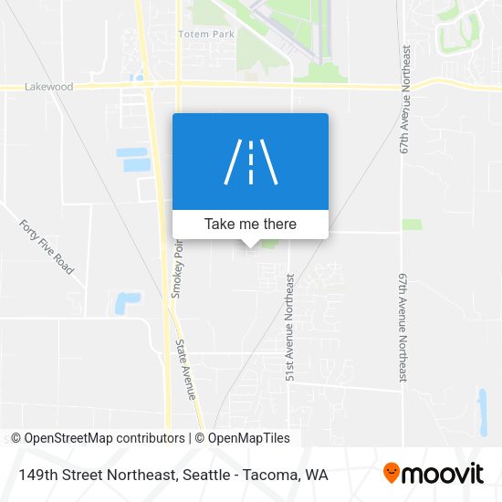 149th Street Northeast map