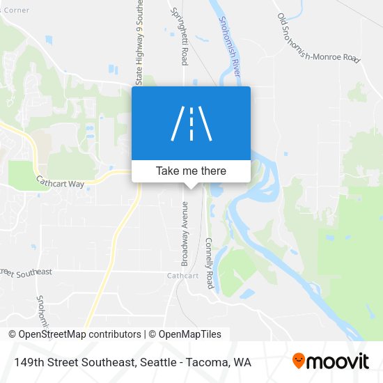 149th Street Southeast map