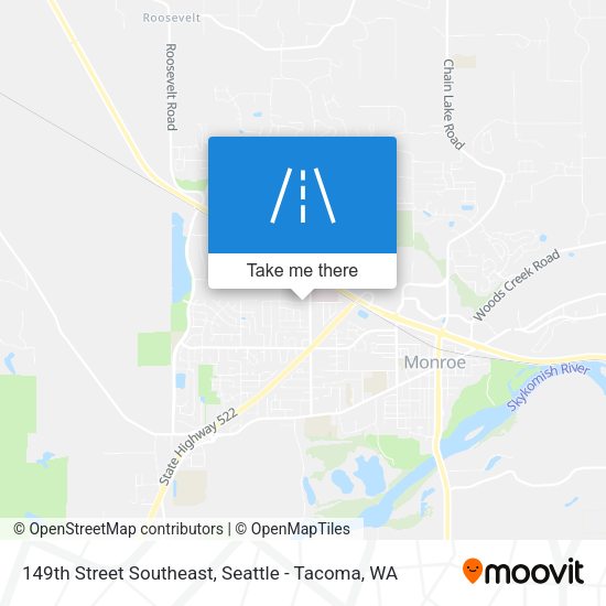 149th Street Southeast map