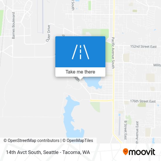 14th Avct South map