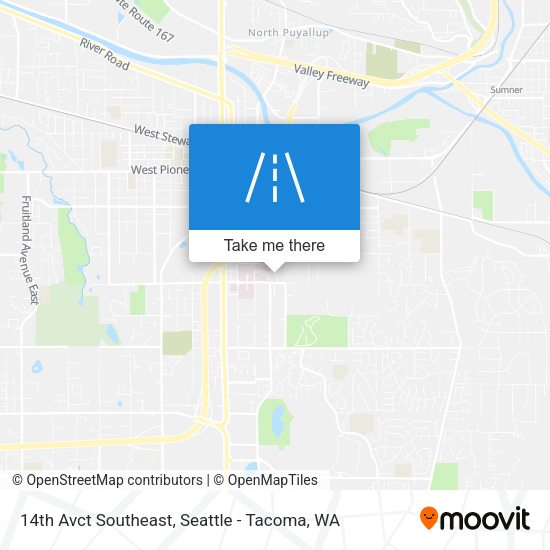 Mapa de 14th Avct Southeast