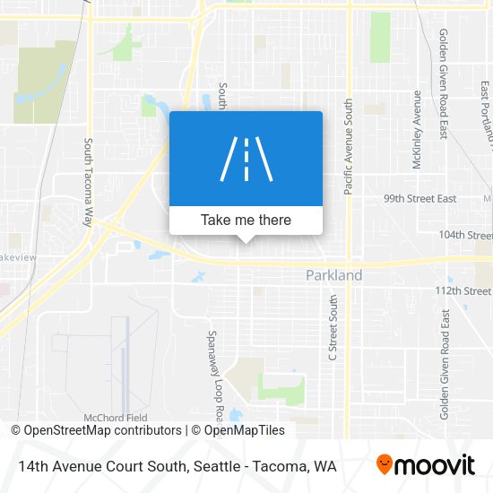 14th Avenue Court South map