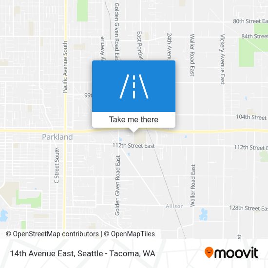 Mapa de 14th Avenue East