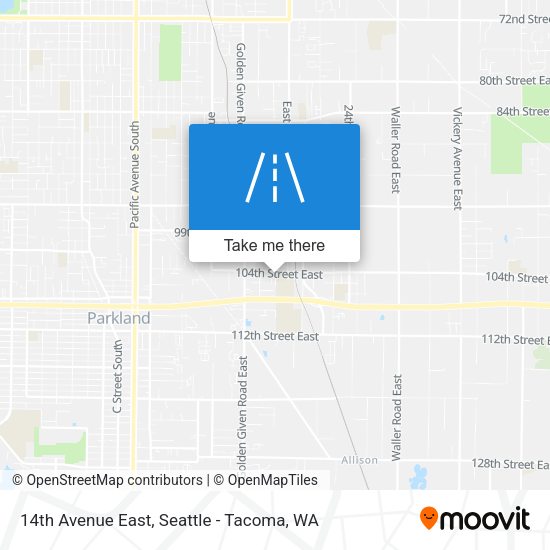 Mapa de 14th Avenue East