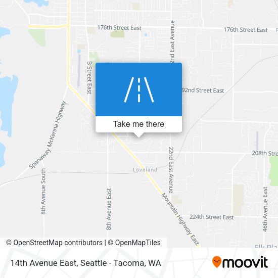 Mapa de 14th Avenue East