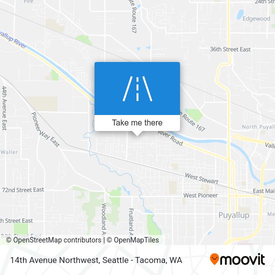 Mapa de 14th Avenue Northwest
