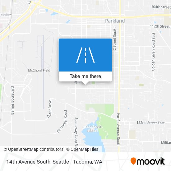 14th Avenue South map