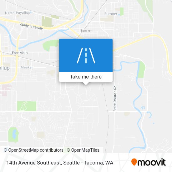 14th Avenue Southeast map