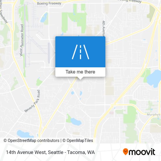 Mapa de 14th Avenue West