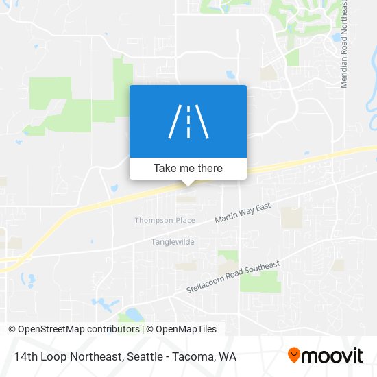 14th Loop Northeast map