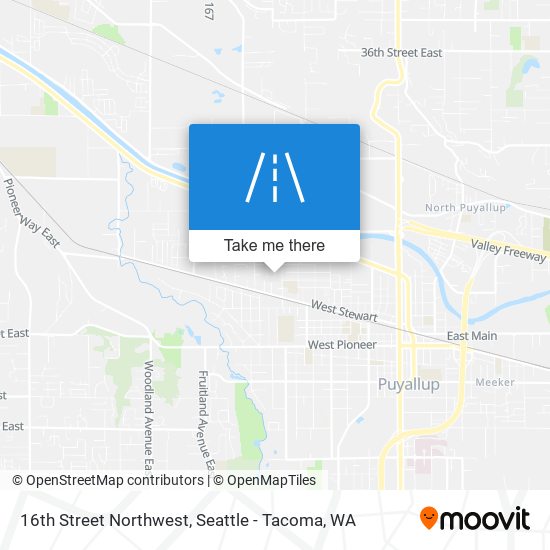 16th Street Northwest map