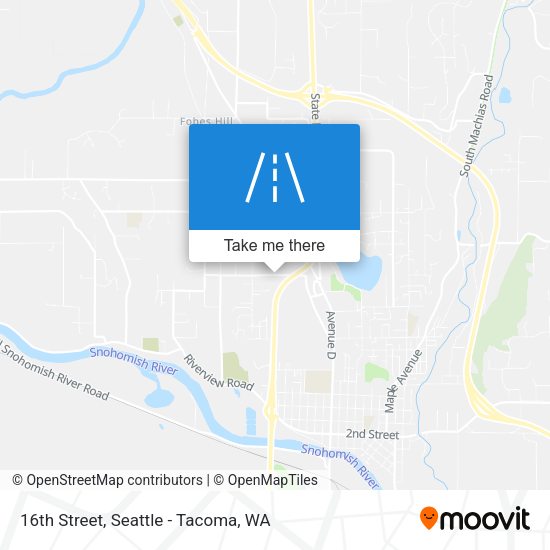 Mapa de 16th Street