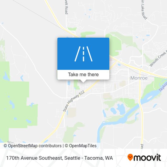 Mapa de 170th Avenue Southeast