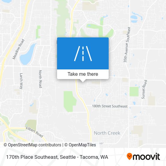 Mapa de 170th Place Southeast