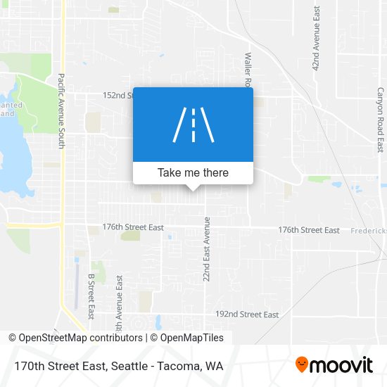 Mapa de 170th Street East