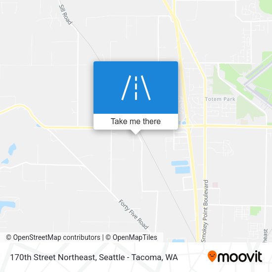 Mapa de 170th Street Northeast