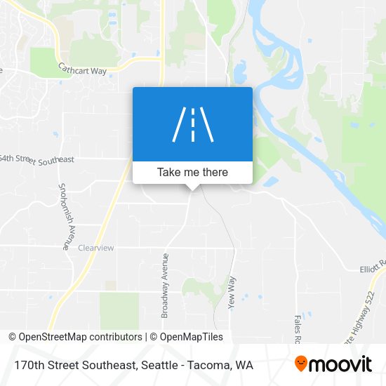 170th Street Southeast map